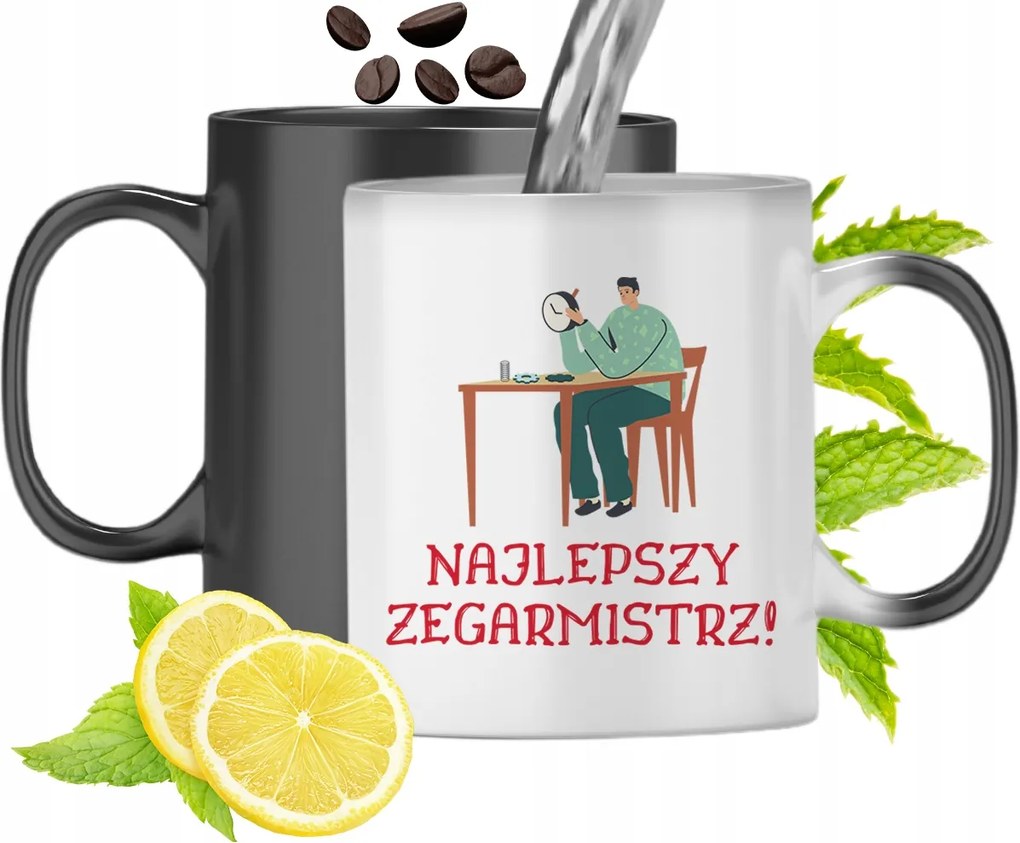 Mágikus Bögre Óramesternek Színváltós, fényképes nyomtatással