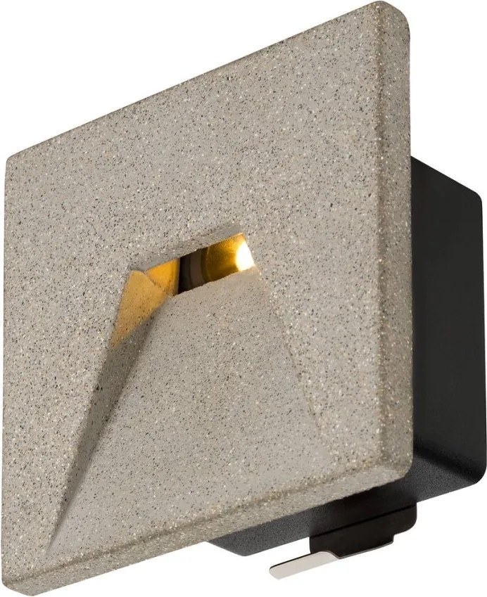 SLV 1006406 CONCRETO Kültéri Falba Építhető Lámpa Szürke LED IP65