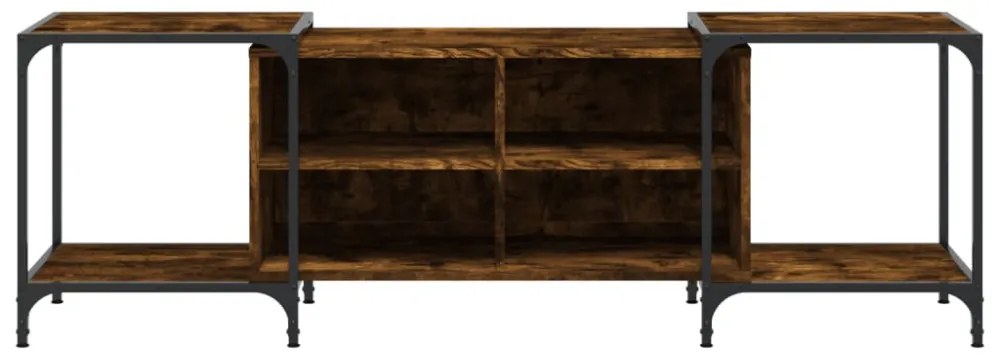 füstös tölgy színű szerelt fa TV-szekrény 153 x 37 x 50 cm