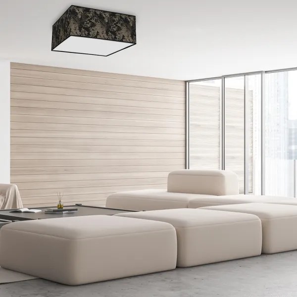 Mennyezeti lámpa SATINO 3xE27/60W/230V fekete/arany