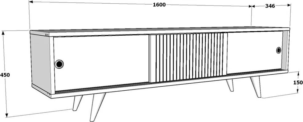 Ecrin - White, Walnut