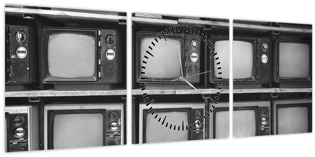 Kép - Retro TV (órával) (90x30 cm)