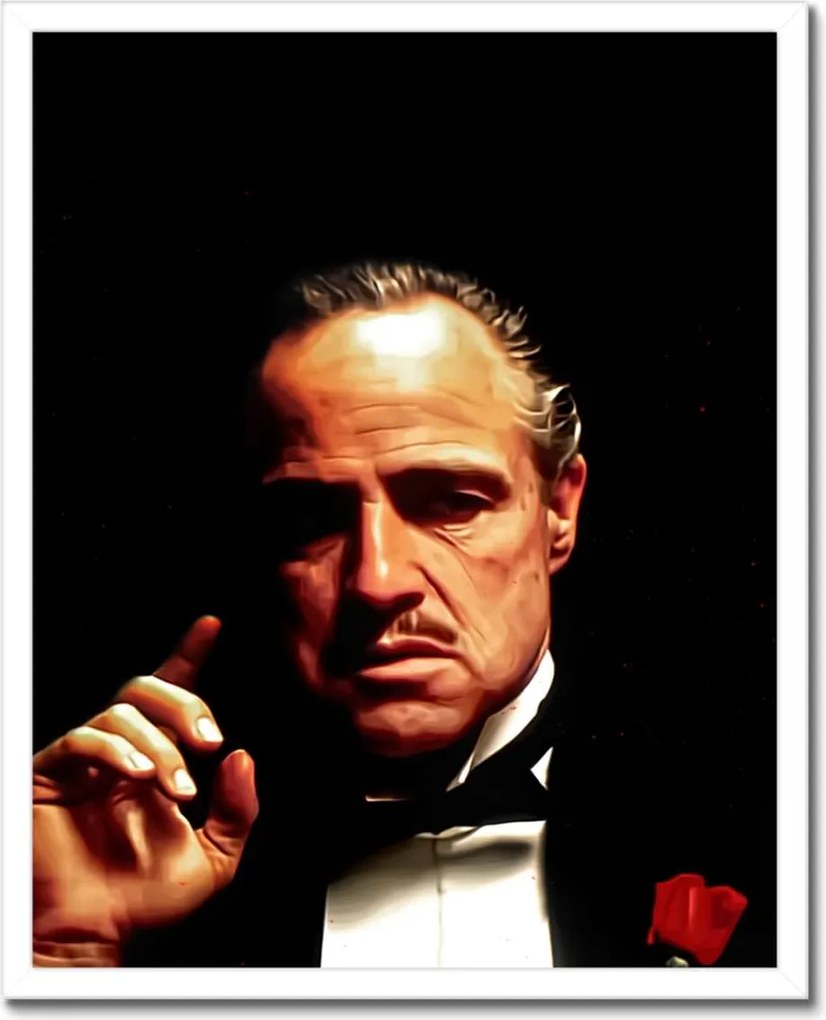 Poszterek keretben 40x50 Keresztapa Corleone