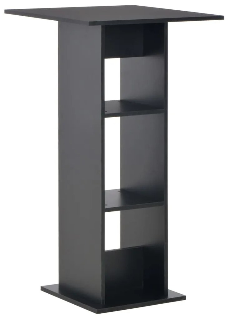 280206 Bar Table Black 60x60x110 cm