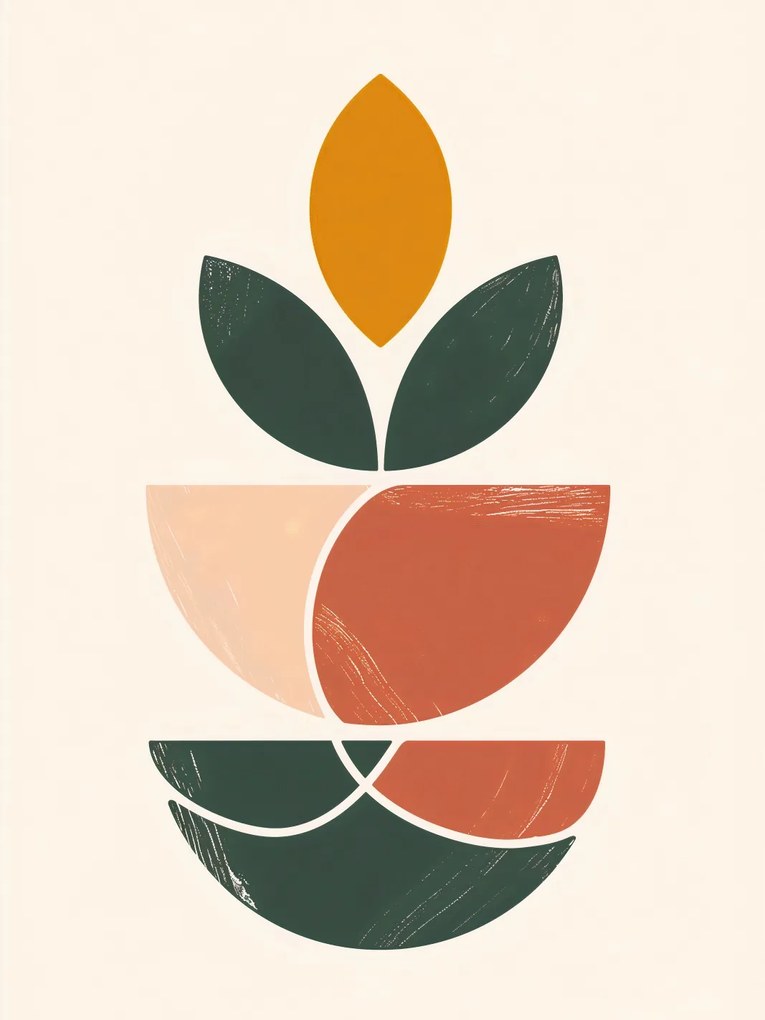 Poszterek nappaliba boho modern 15x20cm Egyenletes