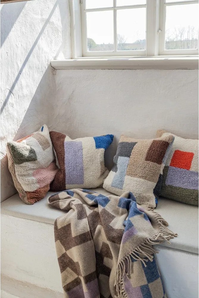 Pamut párnahuzat 50x50 cm Brick – Mette Ditmer Denmark