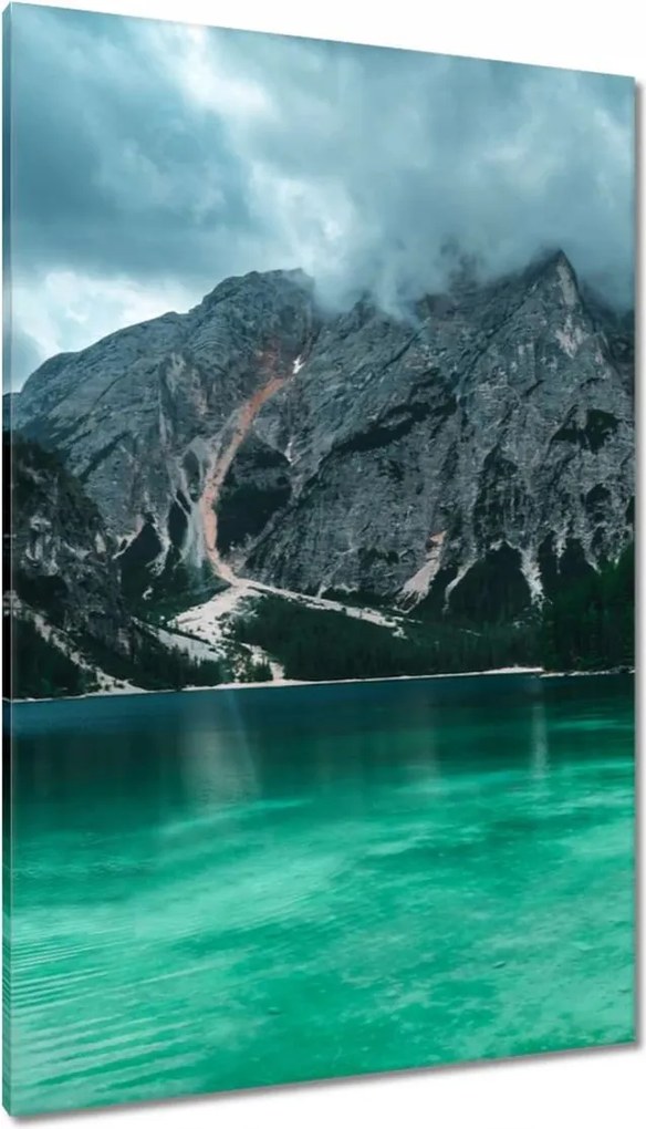 Vászonkép 80x120 Hegyi tó Tájkép