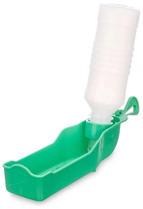 ANIMAL utazós palack kutyáknak 250 ml, zöld