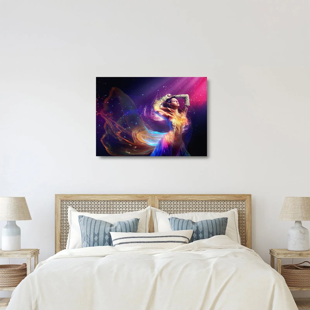 Kép - misztikus nők (üvegen) (70x50 cm)