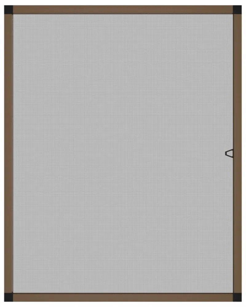 barna ablakszúnyogháló 100x120 cm