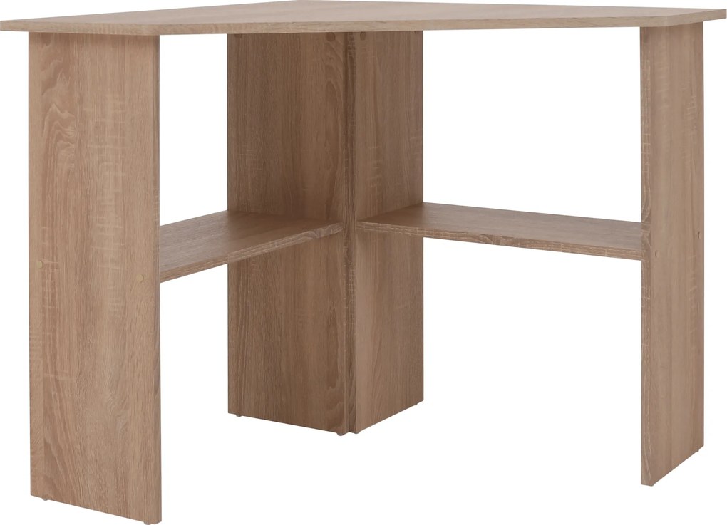 PC asztal, sarok, tölgy sonoma, RONY NEW