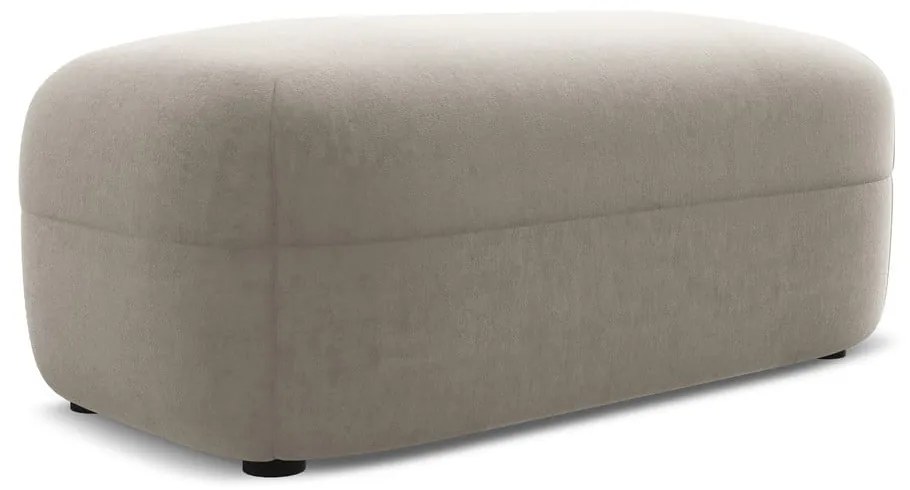 Bézs bársony lábtartó Moana – Makamii