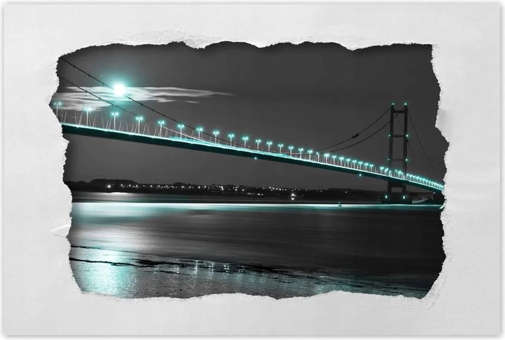 Poszterek 120x80 Kék fények az éjszakában