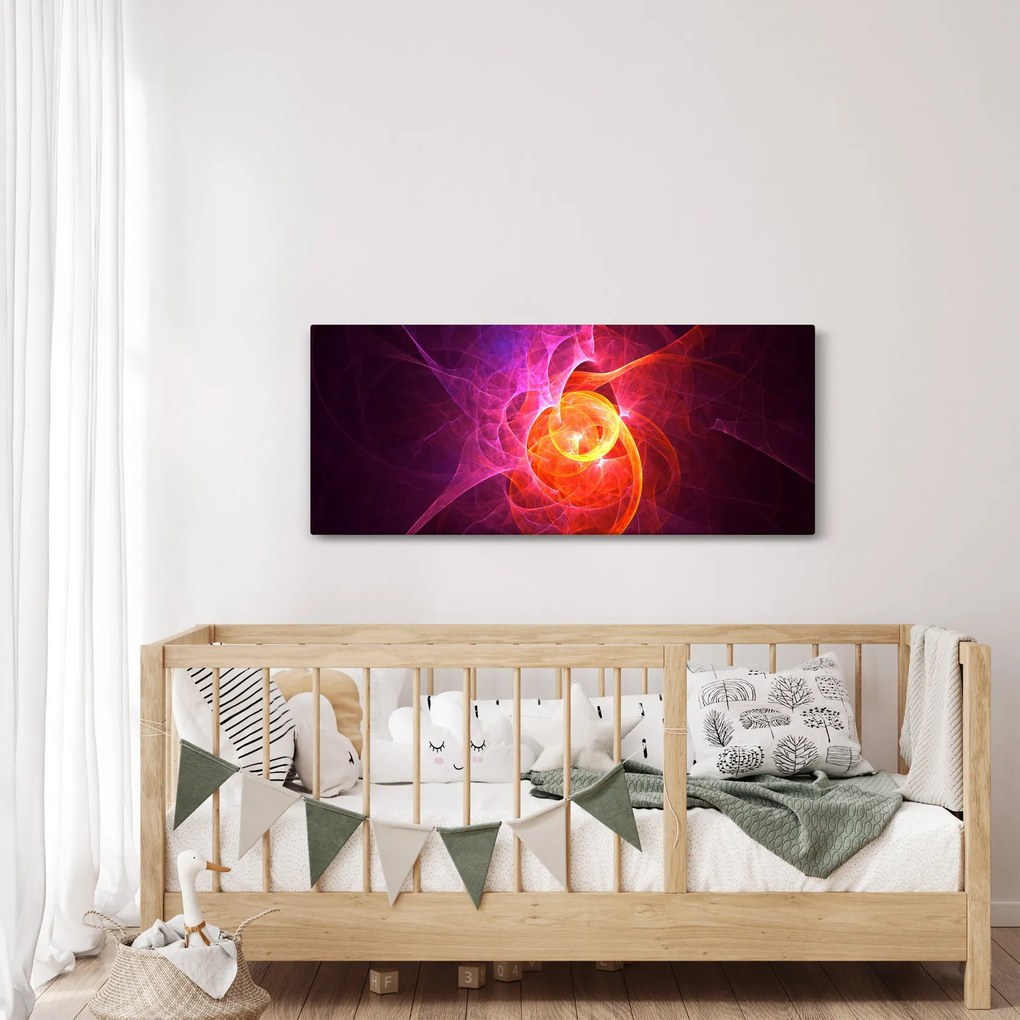 Modern absztrakt kép (120x50 cm)