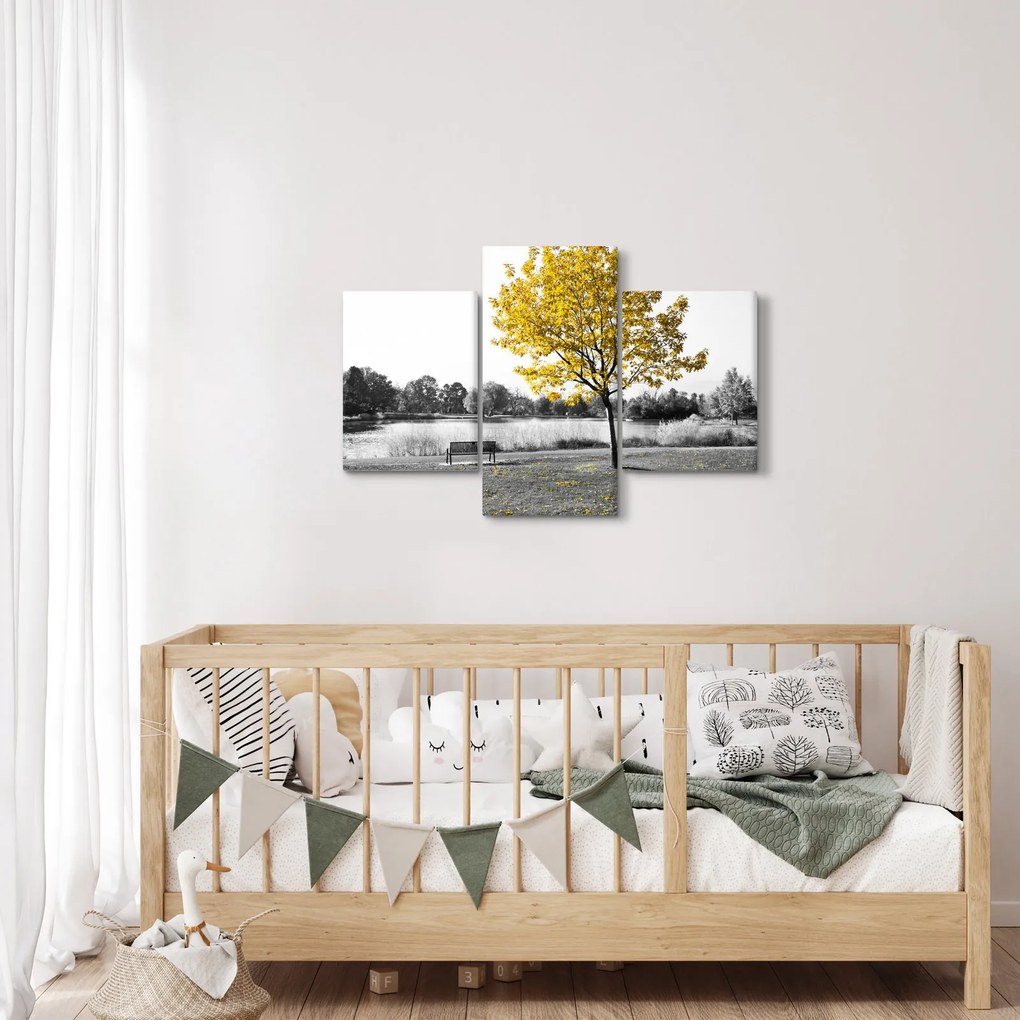 Kép - Pihenés a parkban (90x60 cm)