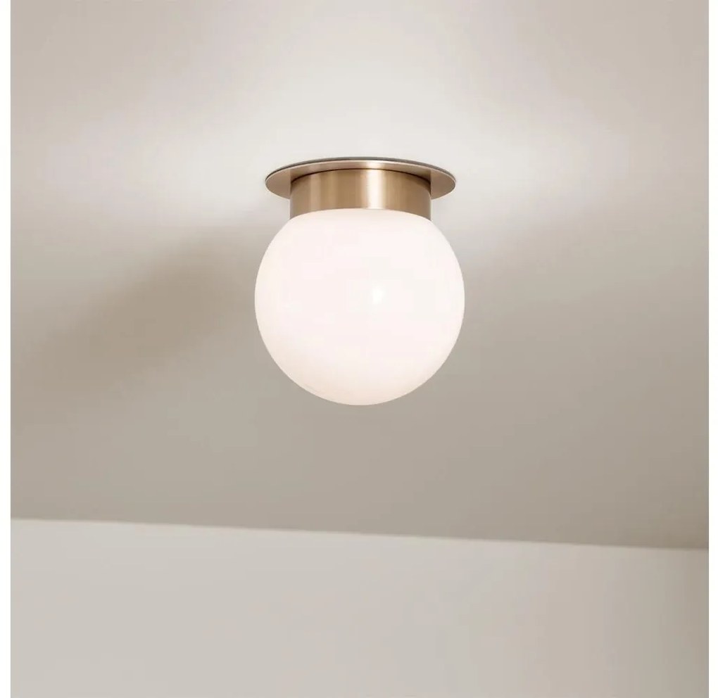 Kichler KL-ALBERS-F-G-CPZ ALBERS mennyezeti lámpa, 1x E27/40W/230V, átm. 20,3 cm, aranyszínű