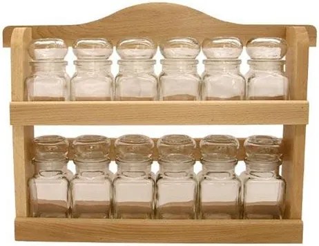 fa polc fűszerekkel 150 ml-es pohár (12 db)