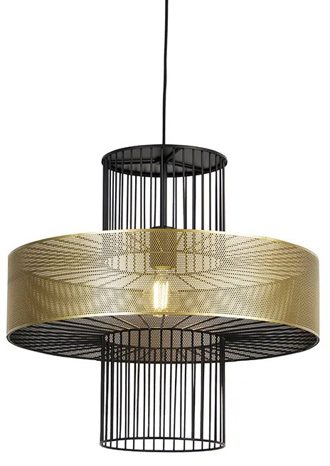 Design lógólámpa arany fekete színben 50 cm - Tess