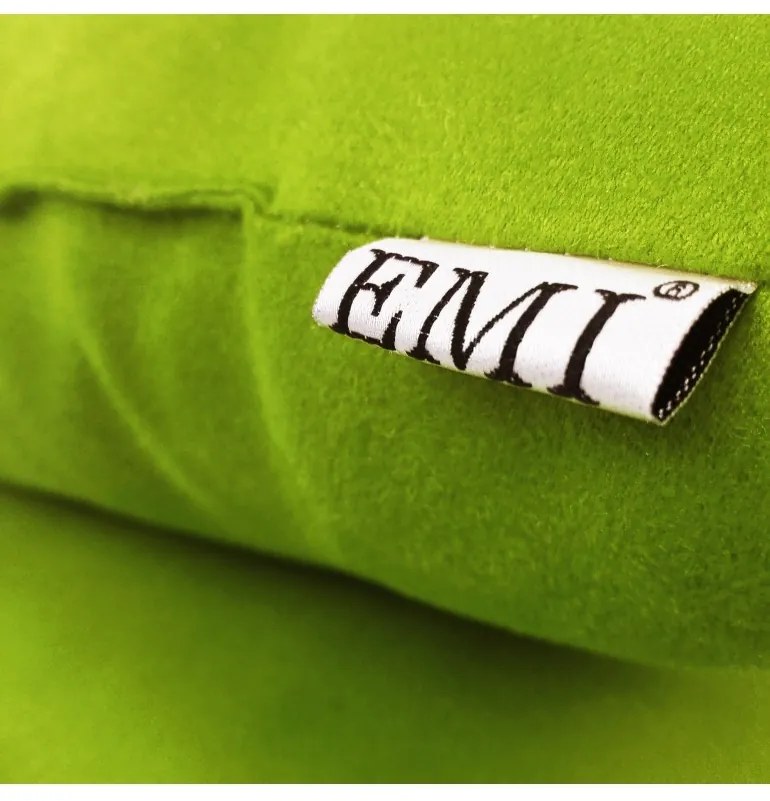 EMI zöld színű 40x40 cm velúr dekor párna, Egyedi varrás - kérjük, a méreteket a megjegyzésben tüntesse fel