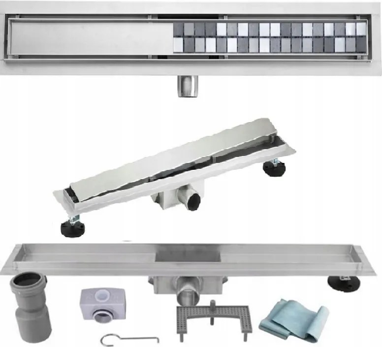 Zuhanyfolyóka 30 cm alacsony 52 mm sima vagy csemperagasztáshoz