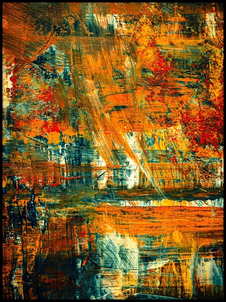 Poszter festék színek absztrakt művészet grafika nappali- 21x29,7cm A4 21x30