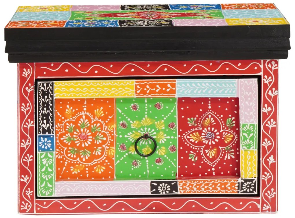 Éjjeli Szekrények 2 db 40x30x28 cm Szilárd Fa Mangó és Műléces Fa