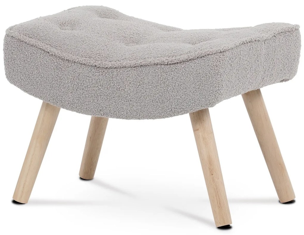 Bouclé GREY2 lábtartó, szürke