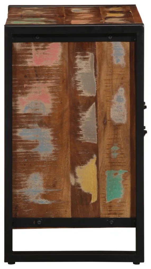 Fürdőszobai szekrény Többszínű 55x35x60 cm Tömör újrahasznosított fa