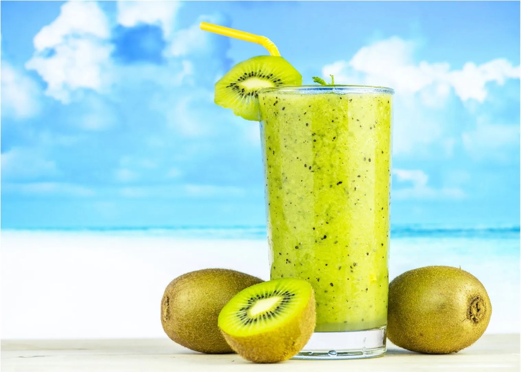Kép - kiwi smoothie (üvegen) (70x50 cm)