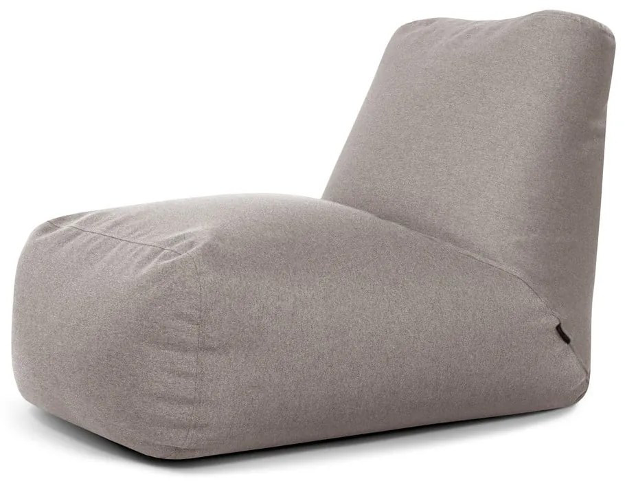 Szürkésbézs babzsákfotel Tube – SLOWDOWN