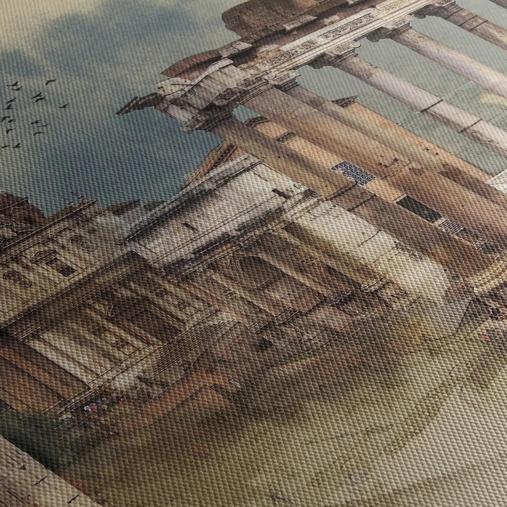 Kép - Forum Romanum, Róma, Olaszország (90x60 cm)