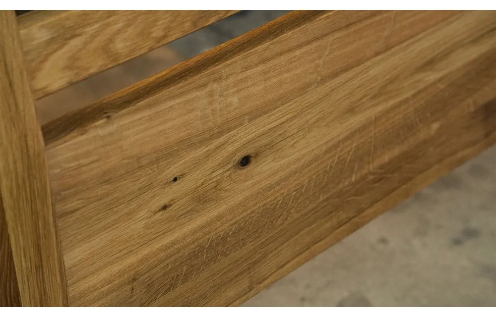 Tölgyfa franciaágy 160x200 cm Odys - The Beds