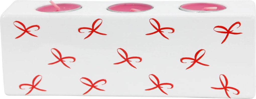 Quadro gyertyatartó 3 masnival (22x6x8cm)