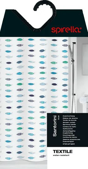 Zuhanyfüggöny 180x200 cm Santarina – Spirella