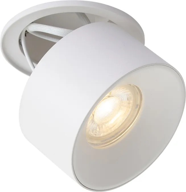 Modern beépíthető spotlámpa fehér GU10 50mm - Echo