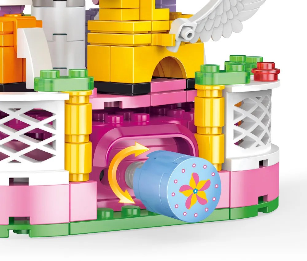 COGO® 4566 | lego-kompatibilis építőjáték | 430 db építőkocka | Körhinta – forgatható
