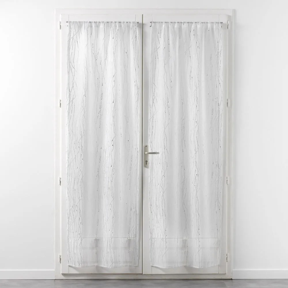 Fehér átlátszó függöny szett 2 db-os 70x200 cm Filiane – douceur d'intérieur