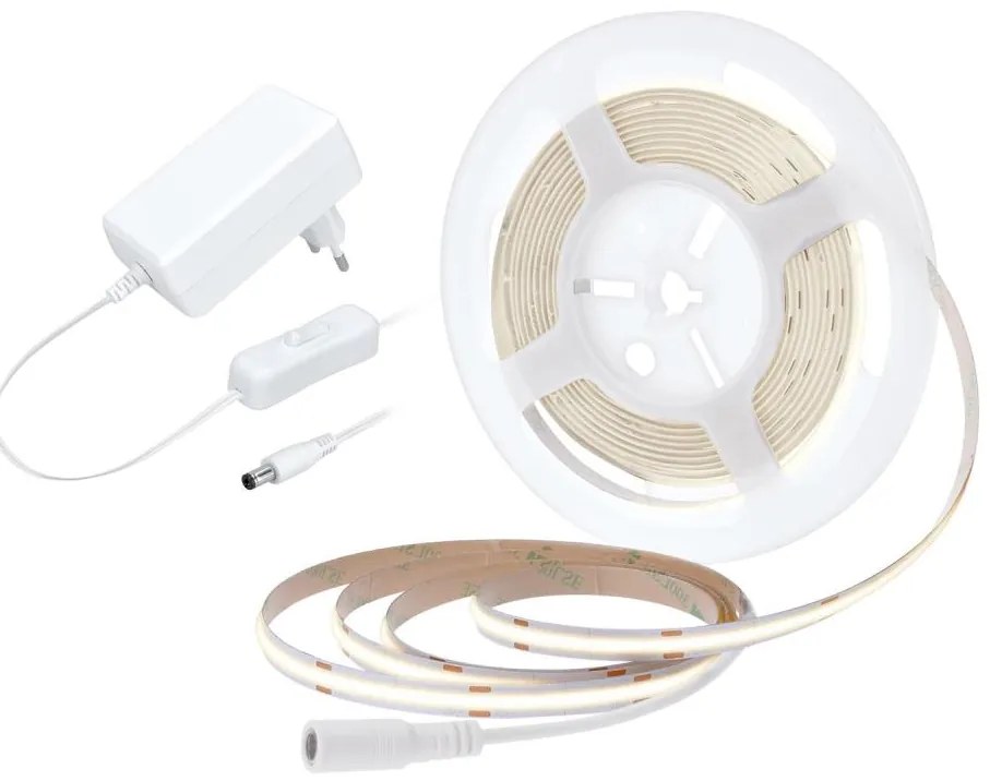 Solight WM59-NW - LED szalag 8W/m, 230V, 4000K, 5m