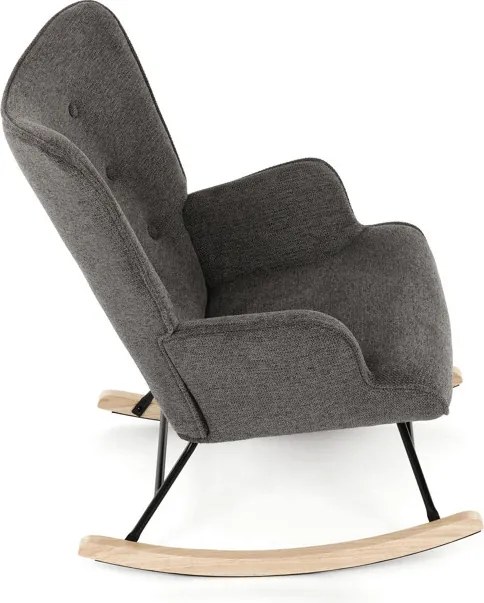 Hintaszék, szürke, szövet, AK-373 GREY2