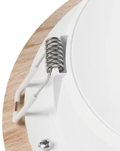 LED Beépíthető lámpa WOODY SPOT LED/16,5W/230V 4000K tölgy ø 18,5 cm