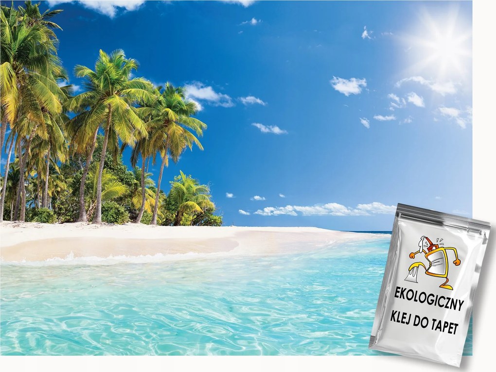 Fotótapéta Flizelina Tájkép Karib-tenger Sziget Óceán Pálmafák 300x210 ragasztó