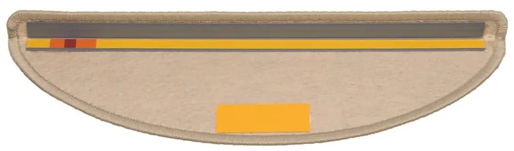 30 db lépcsőszőnyegek öntapadós szizál kinézetű 56x17x3 cm