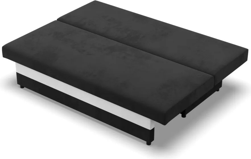 Sony kanapé, szövet anyag, bonell töltet, fekete - fehér