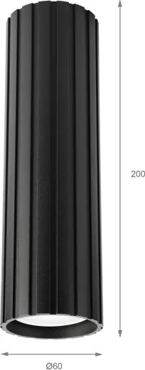 Brilagi - Irányítható spotlámpa CRISPINA 1xGU10/10W/230V 20 cm fekete