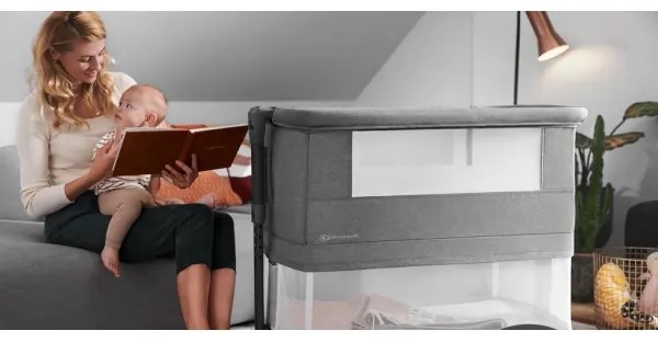 KINDERKRAFT - Bölcső NESTE GROW söt. szürke