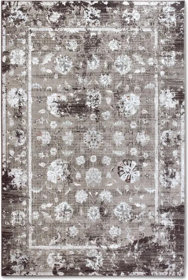 Hagyományos szőnyeg nappaliba 155x235cm,klasszikus krémbarna, puha szőr