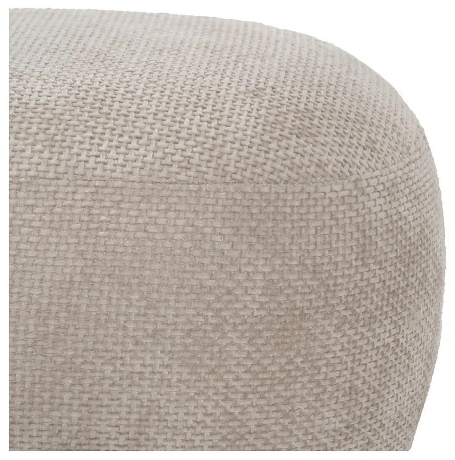 Bézs zsenília puff – Ixia