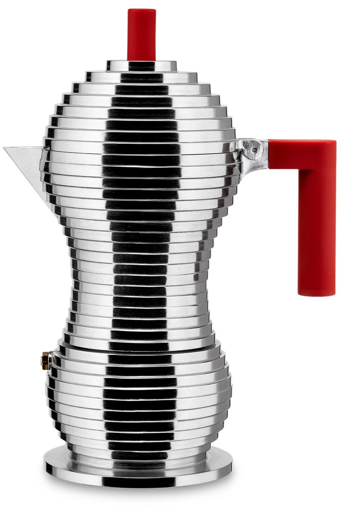 Pulcina eszpresszó kávéfőző, indukcióhoz, 300ml, piros - Alessi