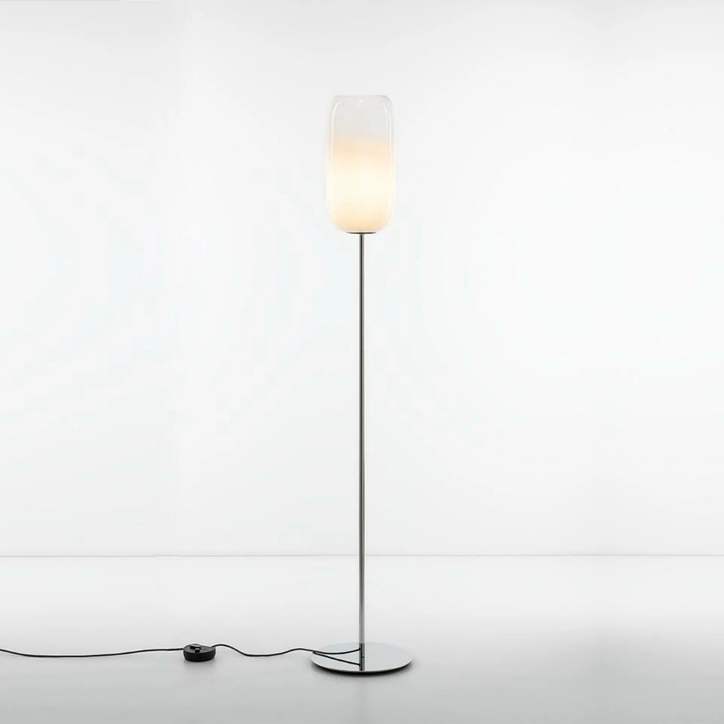 Artemide Gople állólámpa, fehér, Big design, E27, magasság 170 cm