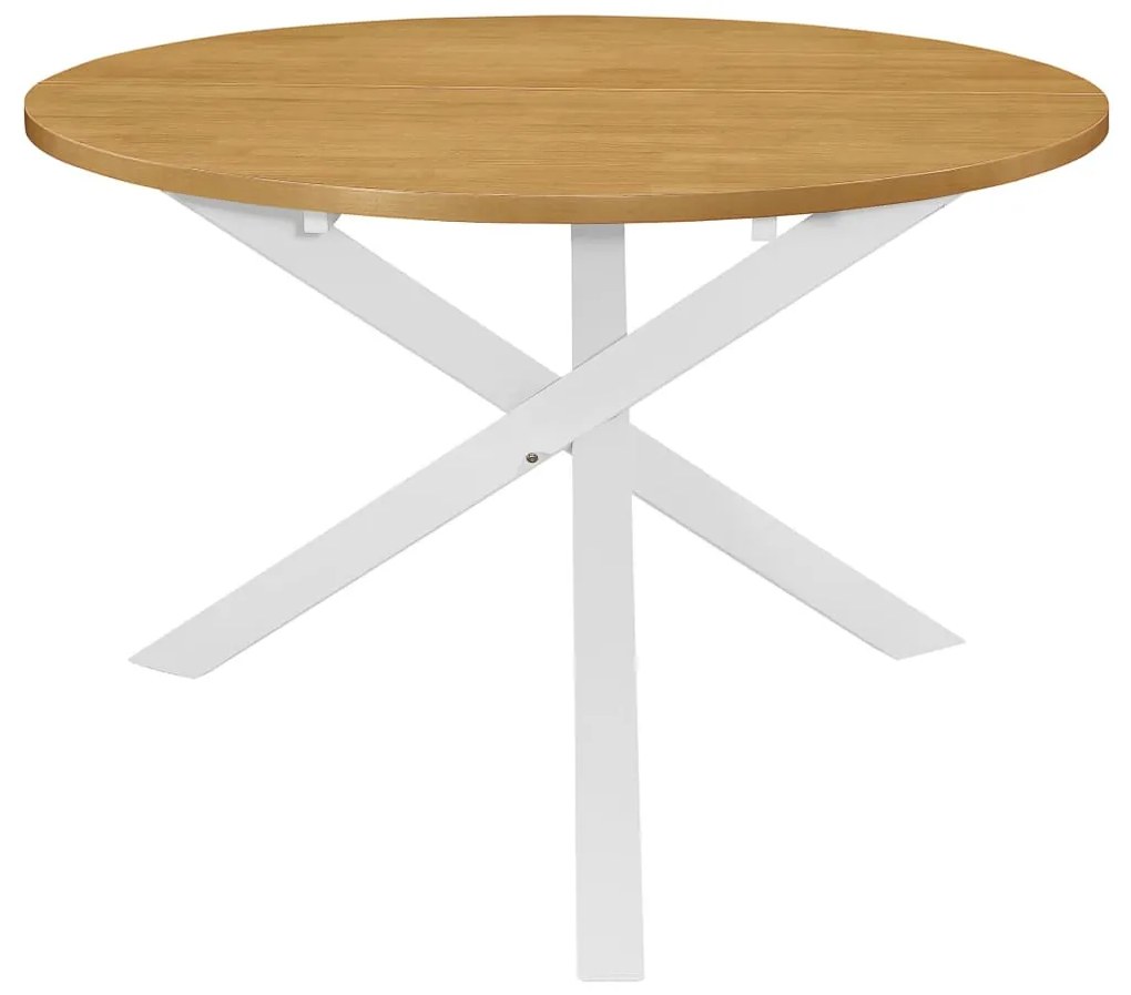 Fehér MDF étkezőasztal 120 x 75 cm